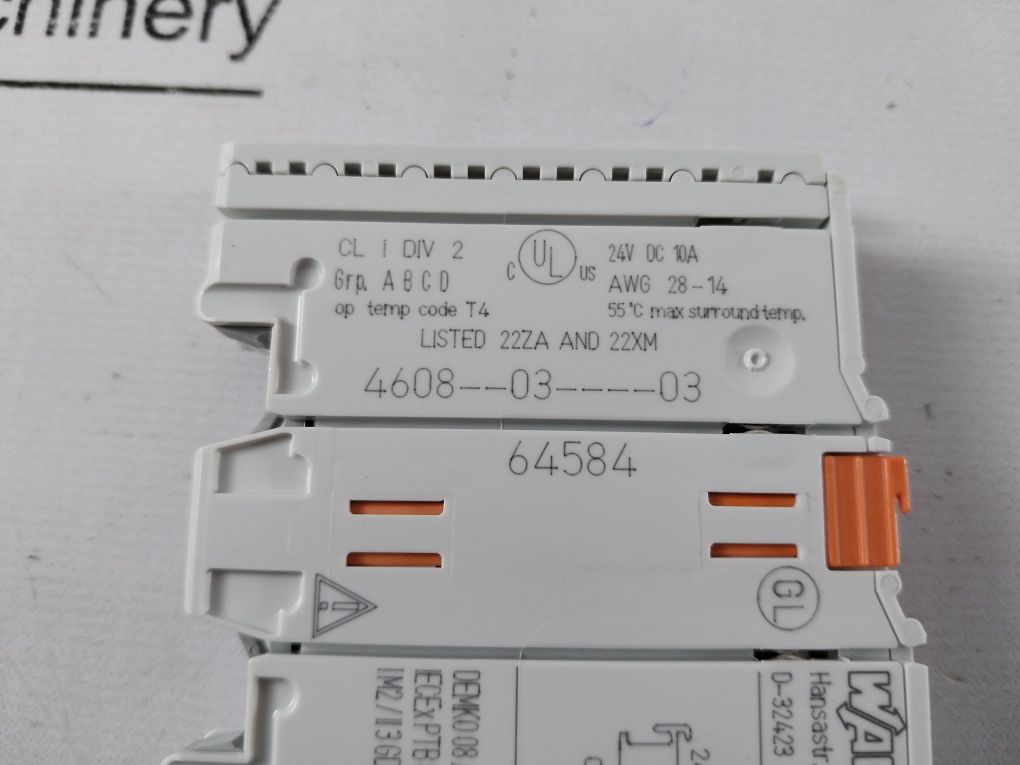 Wago 750-626 Power Supply Filter 4608--03----03