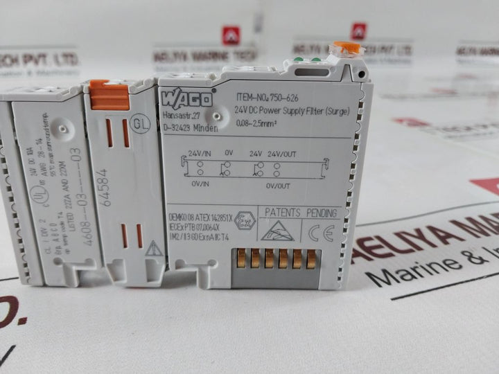 Wago 750-626 Power Supply Filter 4608--03----03