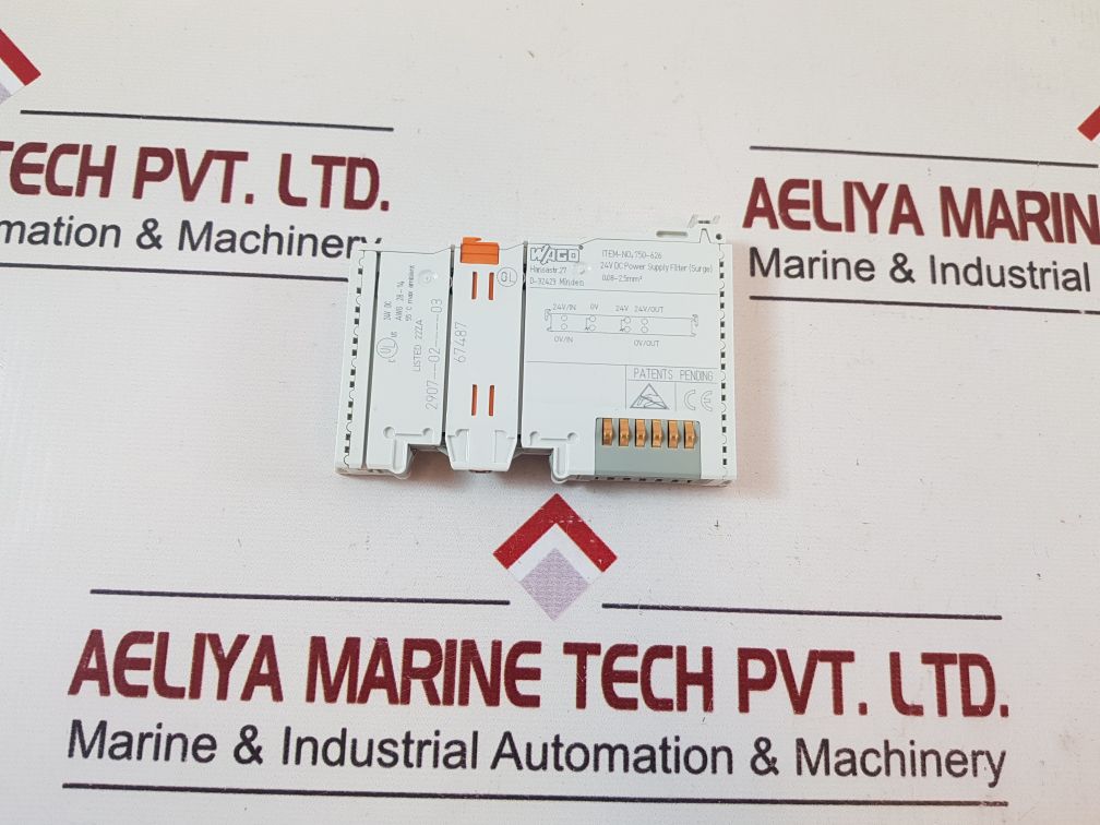 Wago 750-626 24v dc power supply filter with box