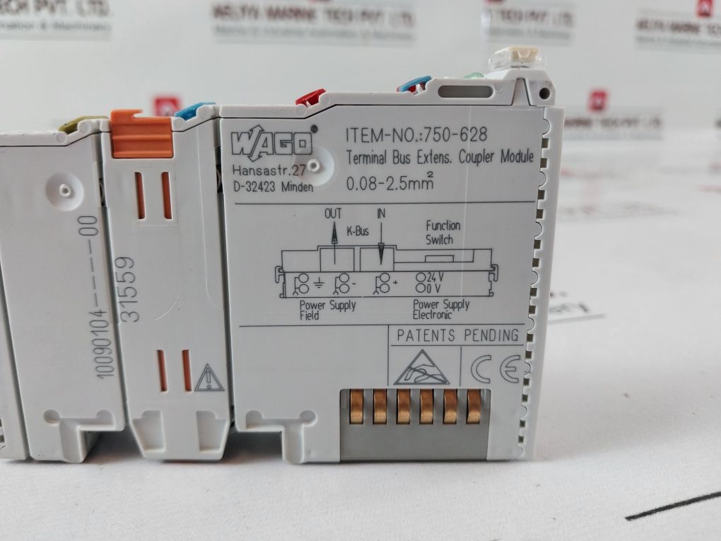 Wago 750-628 Terminal Bus Extens. Coupler Module
