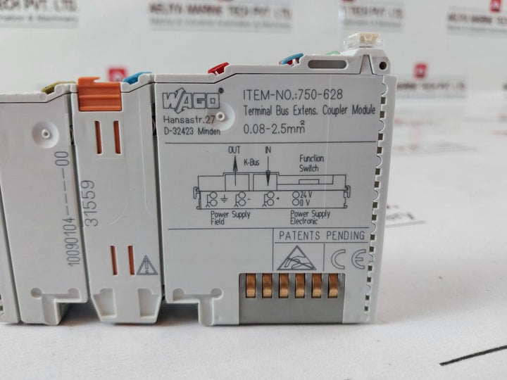 Wago 750-628 Terminal Bus Extens. Coupler Module