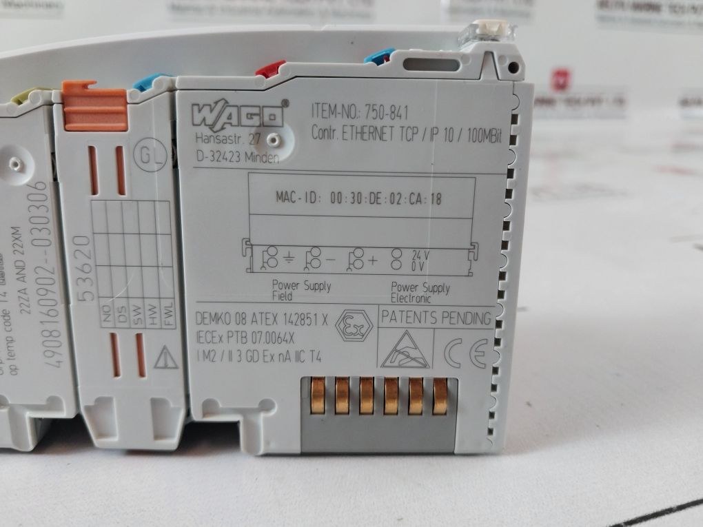 Wago 750-841 Ethernet Bus Controller