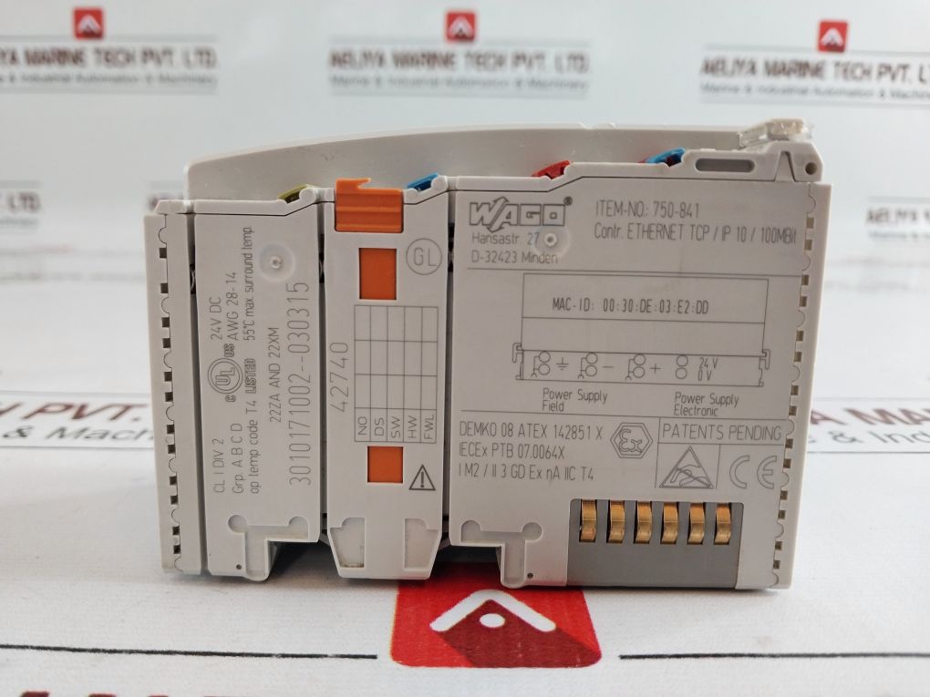 Wago 750-841 Ethernet Bus Controller Free Shipping