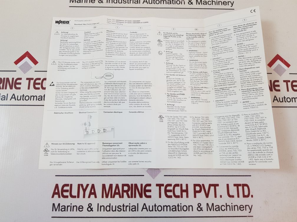 Wago 753-402 digital input module