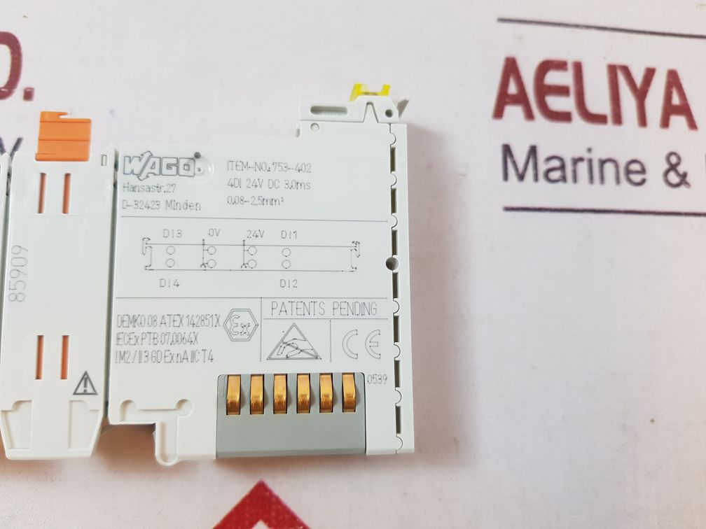 Wago 753-402 digital input module 