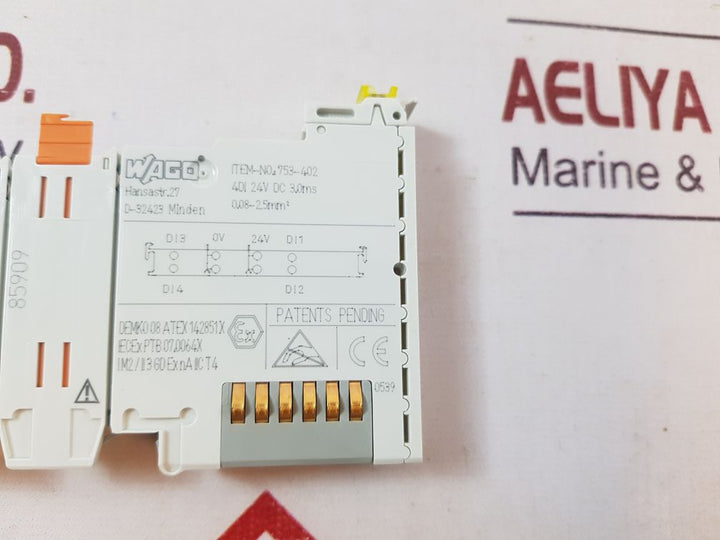 Wago 753-402 digital input module 