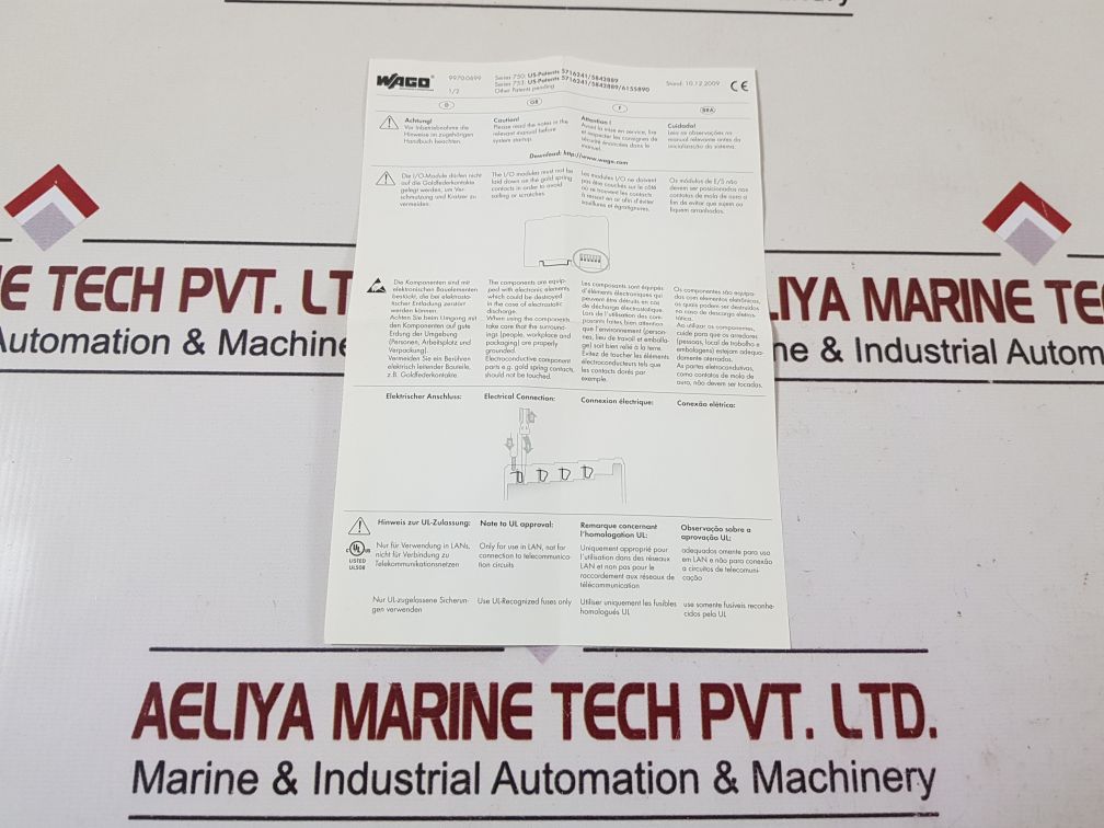 Wago 753-479 analog input module