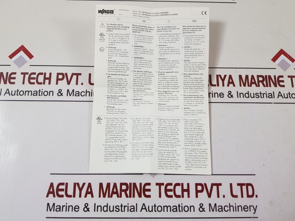 Wago 753-479 analog input module