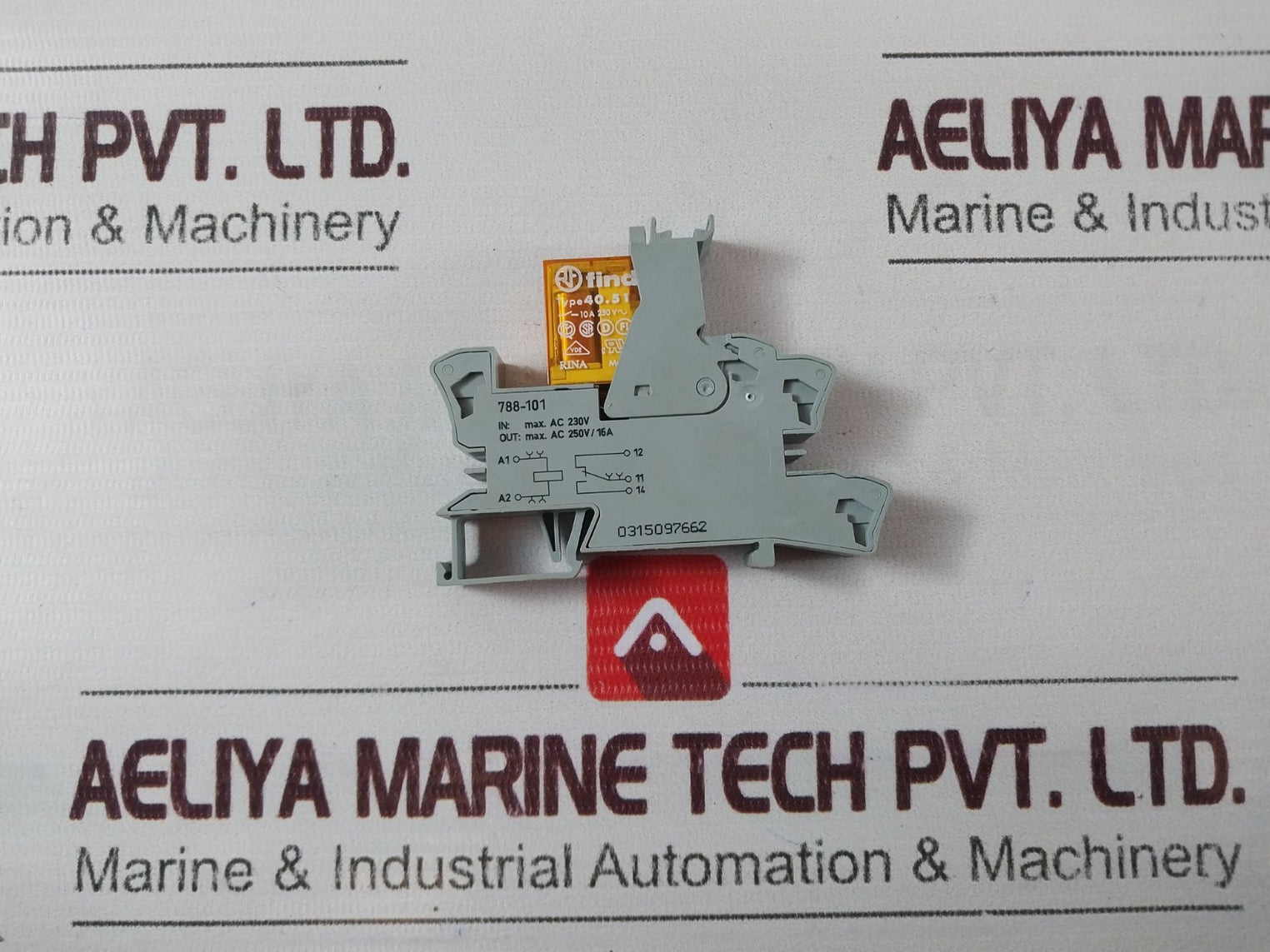 Wago 788-101 Socket With 40.51 Relay Indicator Schrack 250V