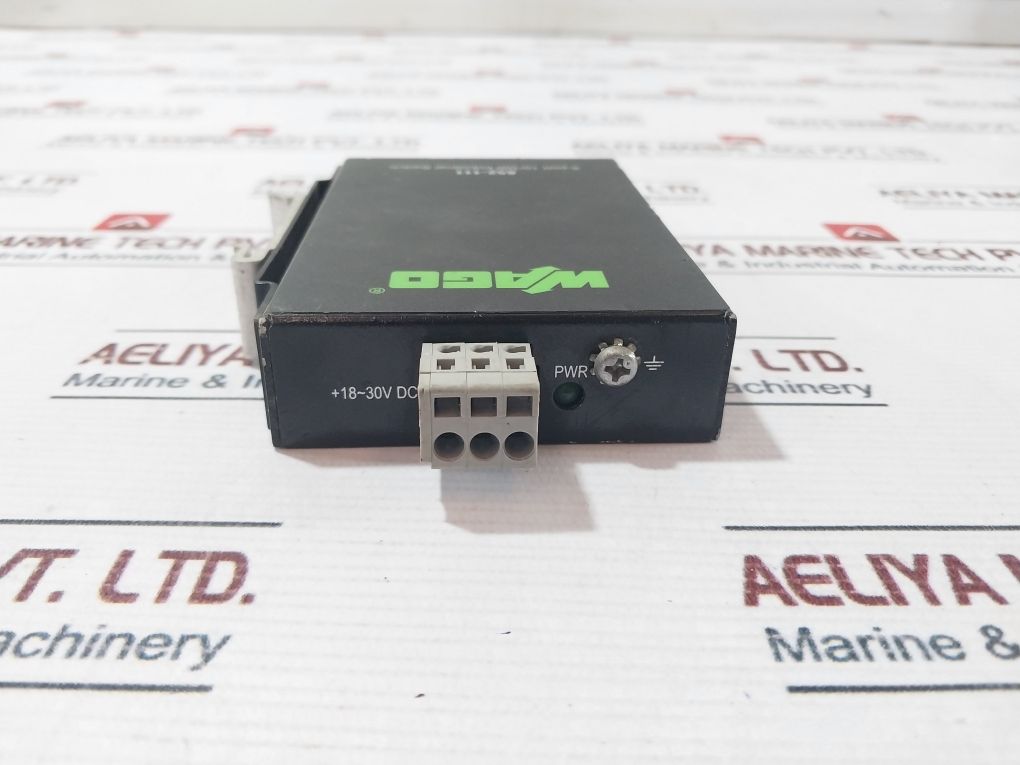 Wago 852-111 5-port 10/100 Industrial Switch 18-30Vdc