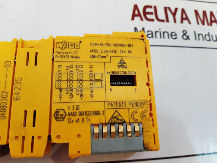 Wago Profisafe 750-665/000-001 Input Output Module