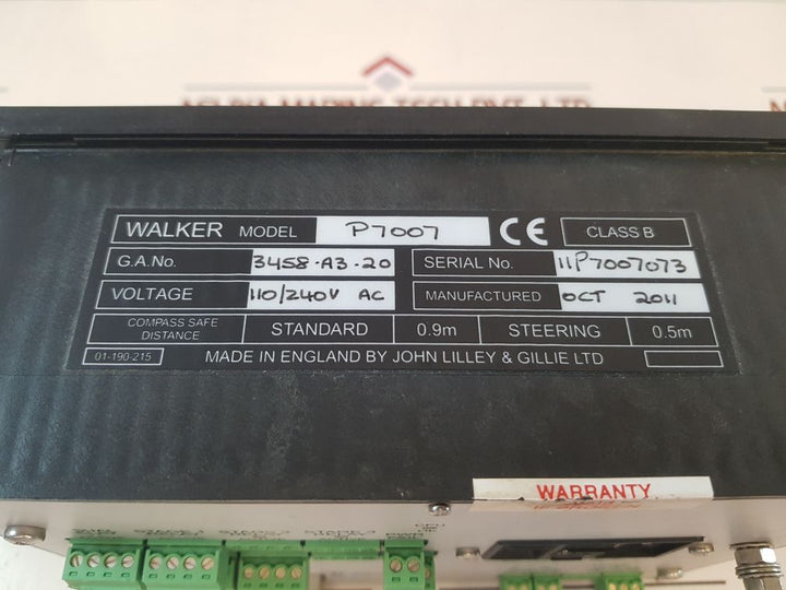 Walker P7007 Navigational Watch Alarm System Class B