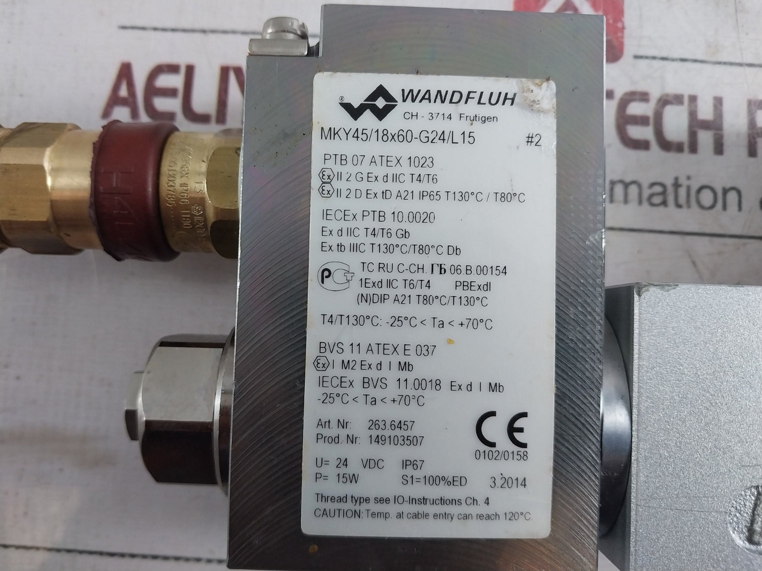 Wandfluh Wdbfa06-acb-s-25/L 15-k1M102/165 Valve Mky45/18X60-g24/L15 ,263.6457