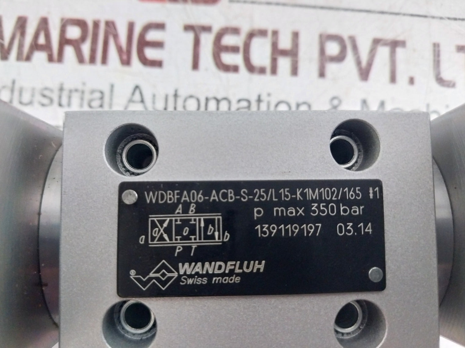 Wandfluh Wdbfa06-acb-s-25/L 15-k1M102/165 Valve Mky45/18X60-g24/L15 ,263.6457