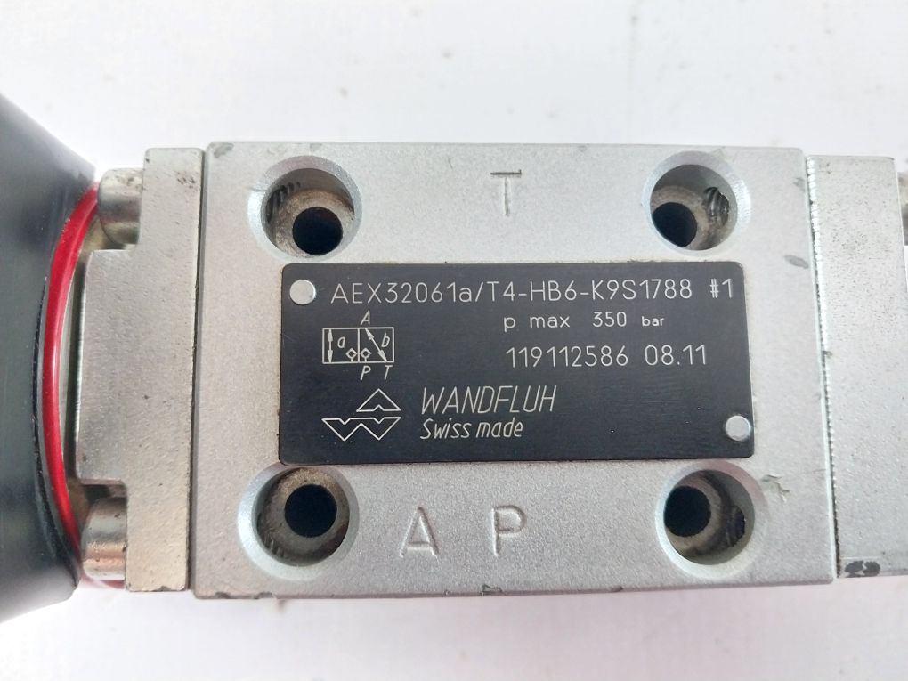 Wandfluh Aex32061A/T4-hb6-k9S1788 Valve With 118.195.024L Coil 2A52W