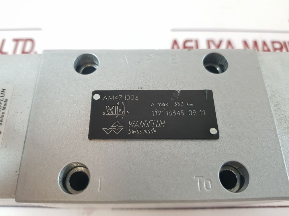 Wandfluh Am4Z100A Hydraulic Valve Sin60V