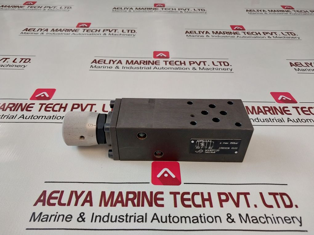 Wandfluh Amr6/2-6.3 Pneumatic Valve P Max 250Bar