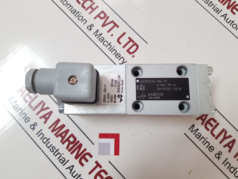 Wandfluh As32061A-hb6 Solenoid Valve Sis45V-g24