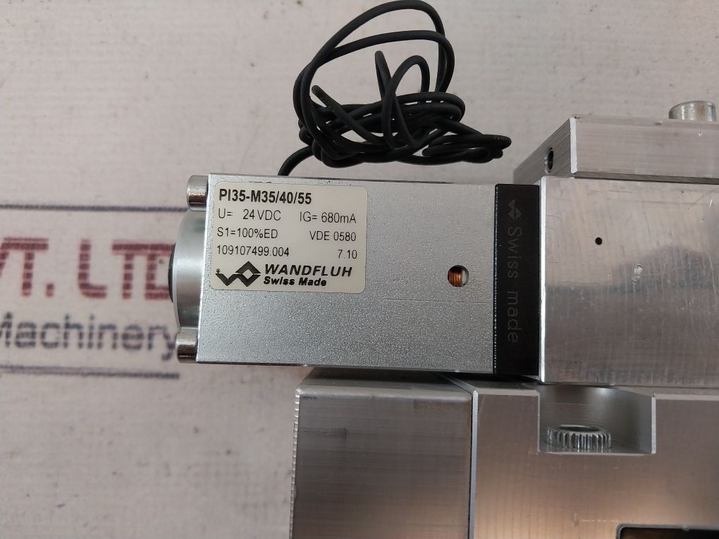 Wandfluh Avpwv4D102-80-ti-hb4,5M35/55-s1954 #1 Hydraulic Valve 24Vdc