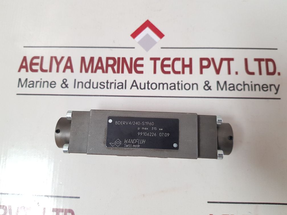 Wandfluh Bderv4/240-s1960 Non-return Valve