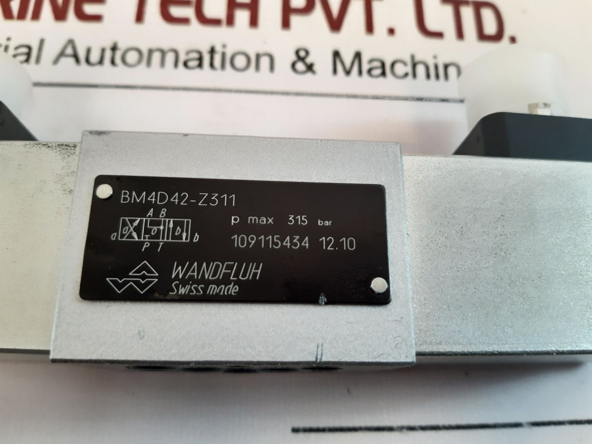 Wandfluh Bm4D42-z311 Solenoid Valve
