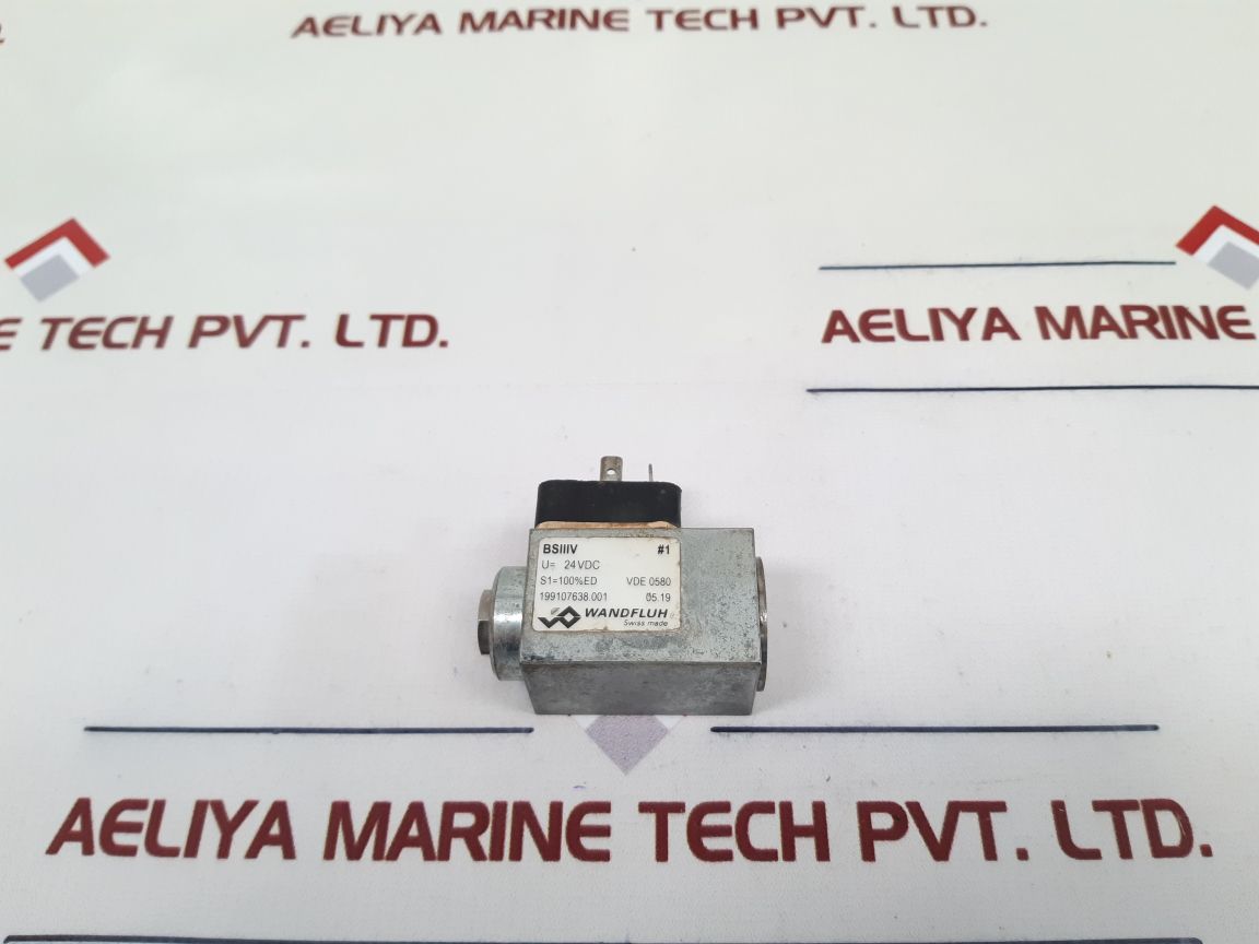 Wandfluh Bsiiiv Solenoid Valve Used
