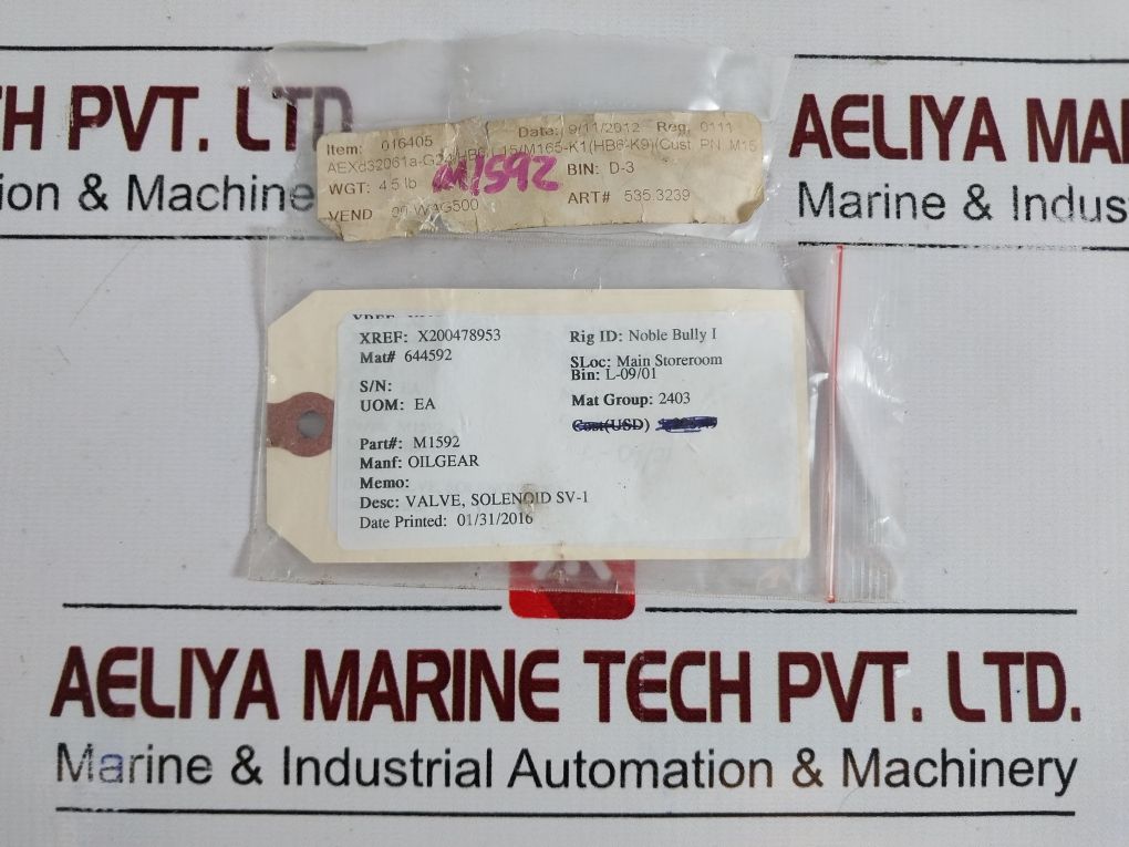 Wandfluh Mky45/18X60-g24/L15 Solenoid Valve Aexd32061A/L15-hb6-k9M165