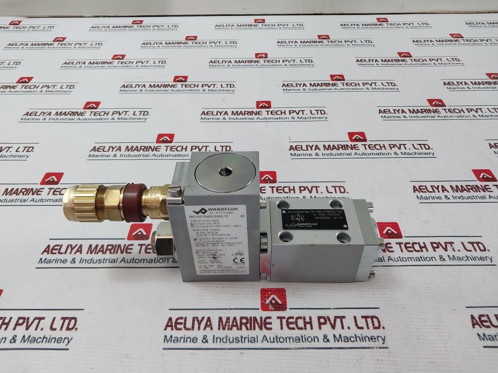 Wandfluh Mky45/18X60-g24/L15 Solenoid Valve 24 Vdc