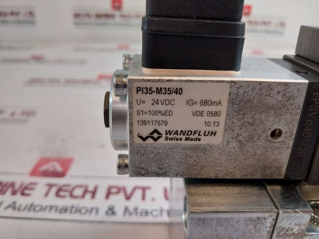 Wandfluh Pi35-m35/40 Solenoid Valve