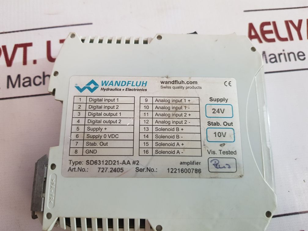 Wandfluh Sd6312D21-aa#2 Amplifier