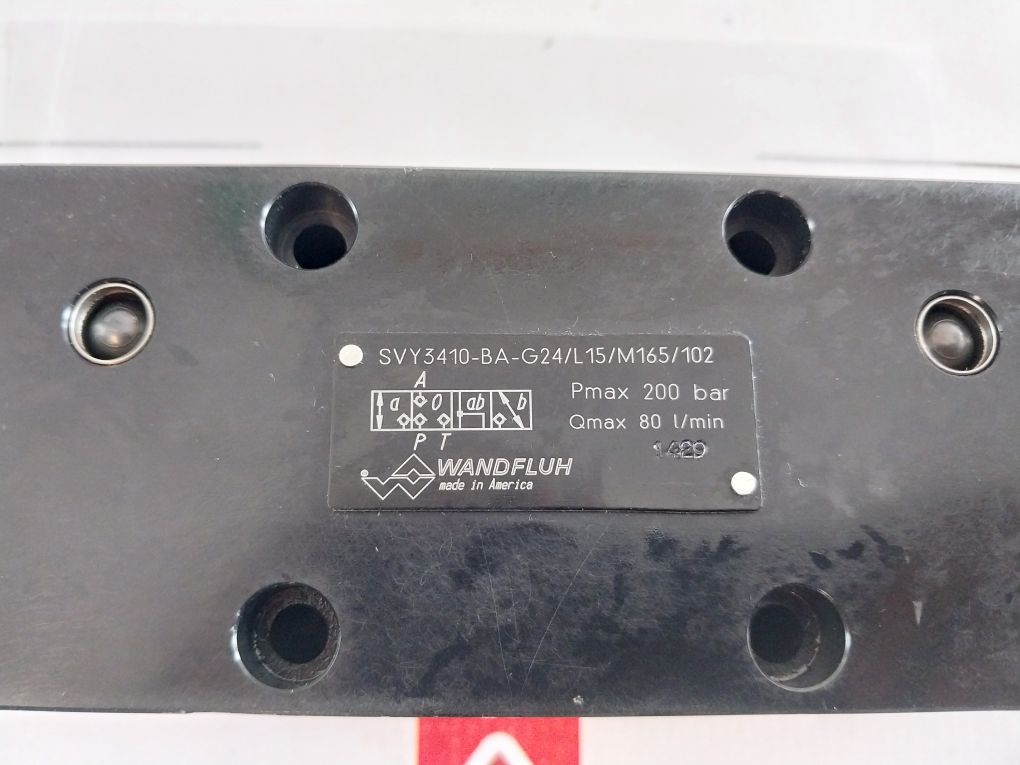 Wandfluh Mky45/18X60-g24/L15 Valve With Svy3410-ba-g24/L15/M165/102