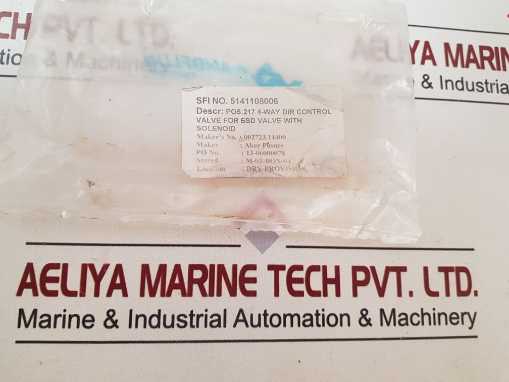 Wandfluh Wdsfa06-ab1 Valve With Sis45V Coil