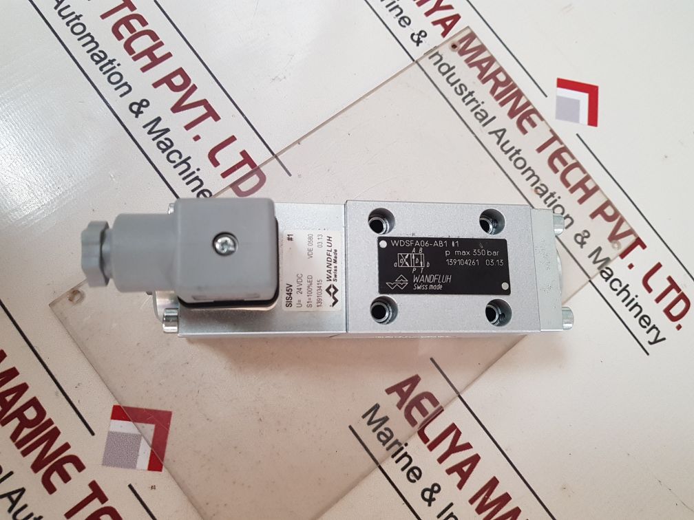 Wandfluh Wdsfa06-ab1 Valve With Sis45V Coil