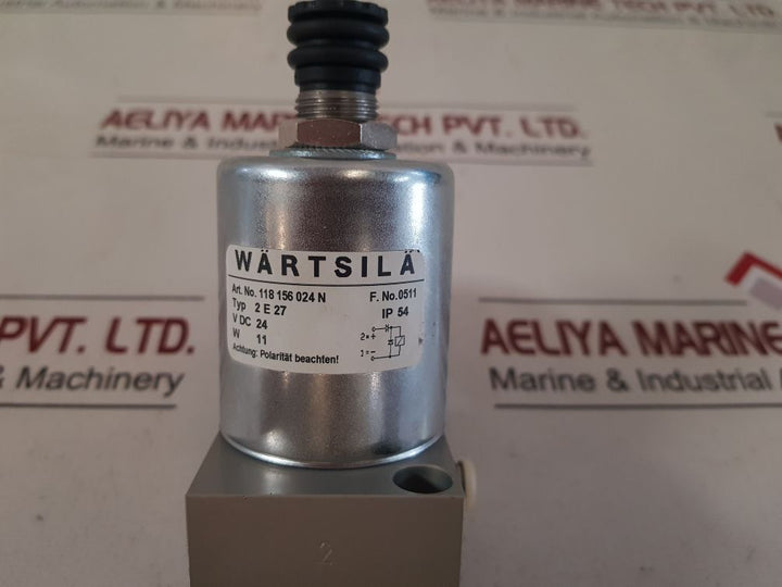 Wartsila 118 156 024 N 2E27 Solenoid Valve