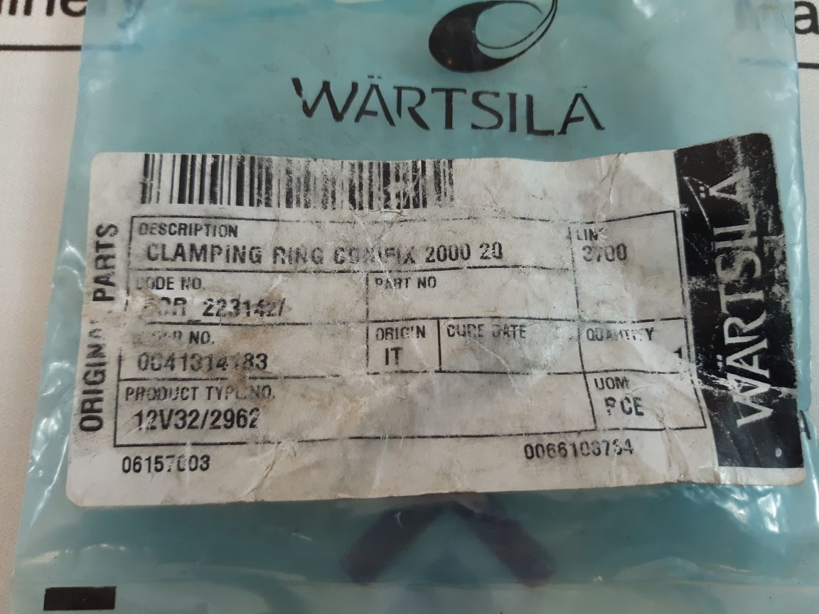 Wartsila 12v32/2962 clamping ring conifix 2000 20