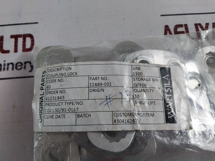 Wartsila 22889-001 Coupling Lock