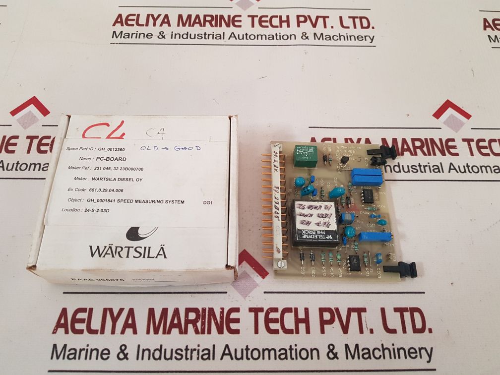 Wartsila 2V72H114-3 Pcb Card
