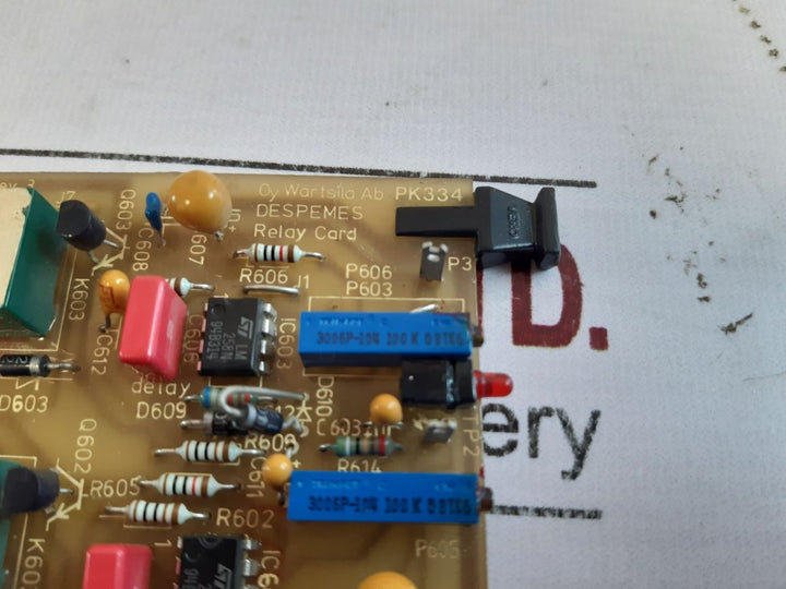 Wartsila 3V72H115 C3C5 Relay Card 3223B001100