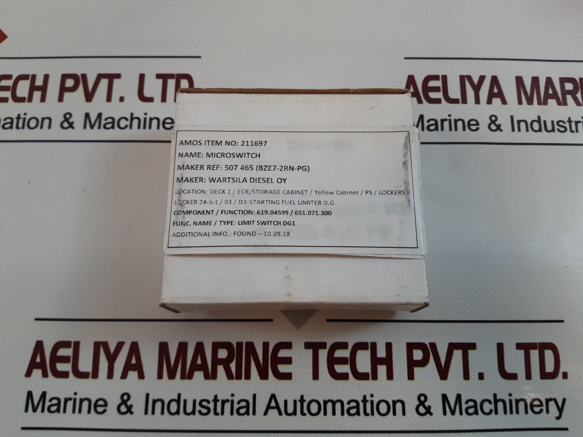 Wartsila Bze7-2Rn-pg Limit Switch
