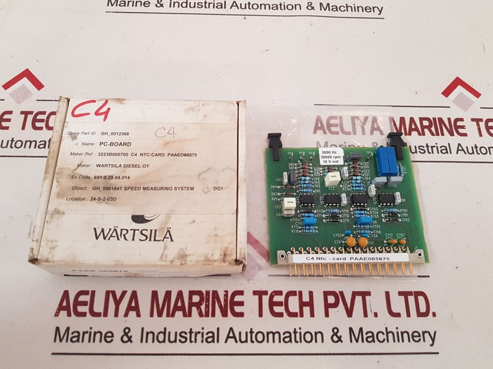Wartsila C4 Ntc-card Paae065875
