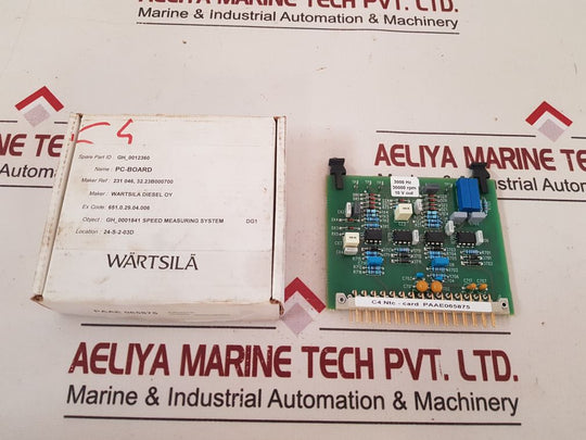 Wartsila C4 Ntc-card Paae065875 Pcb Card
