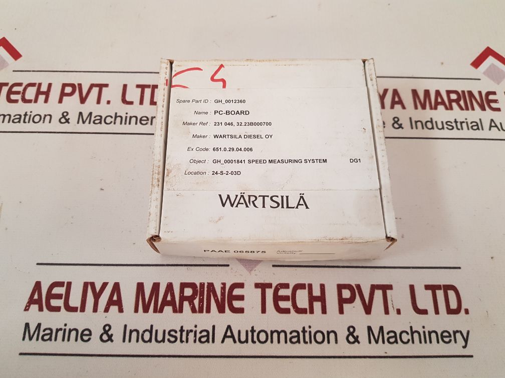 Wartsila C4 Ntc-card Paae065875 Pcb Card