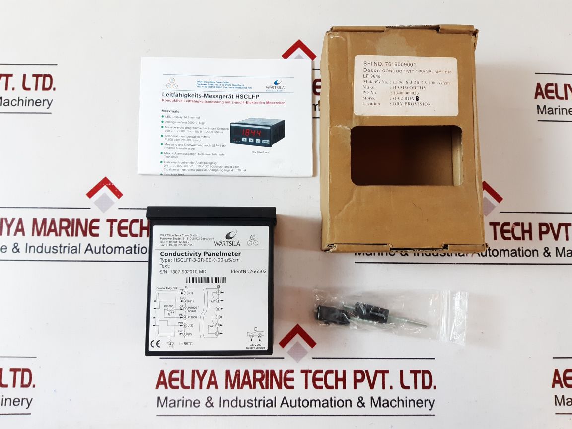 Wartsila Conductivity-panelmeter Lf 9648
