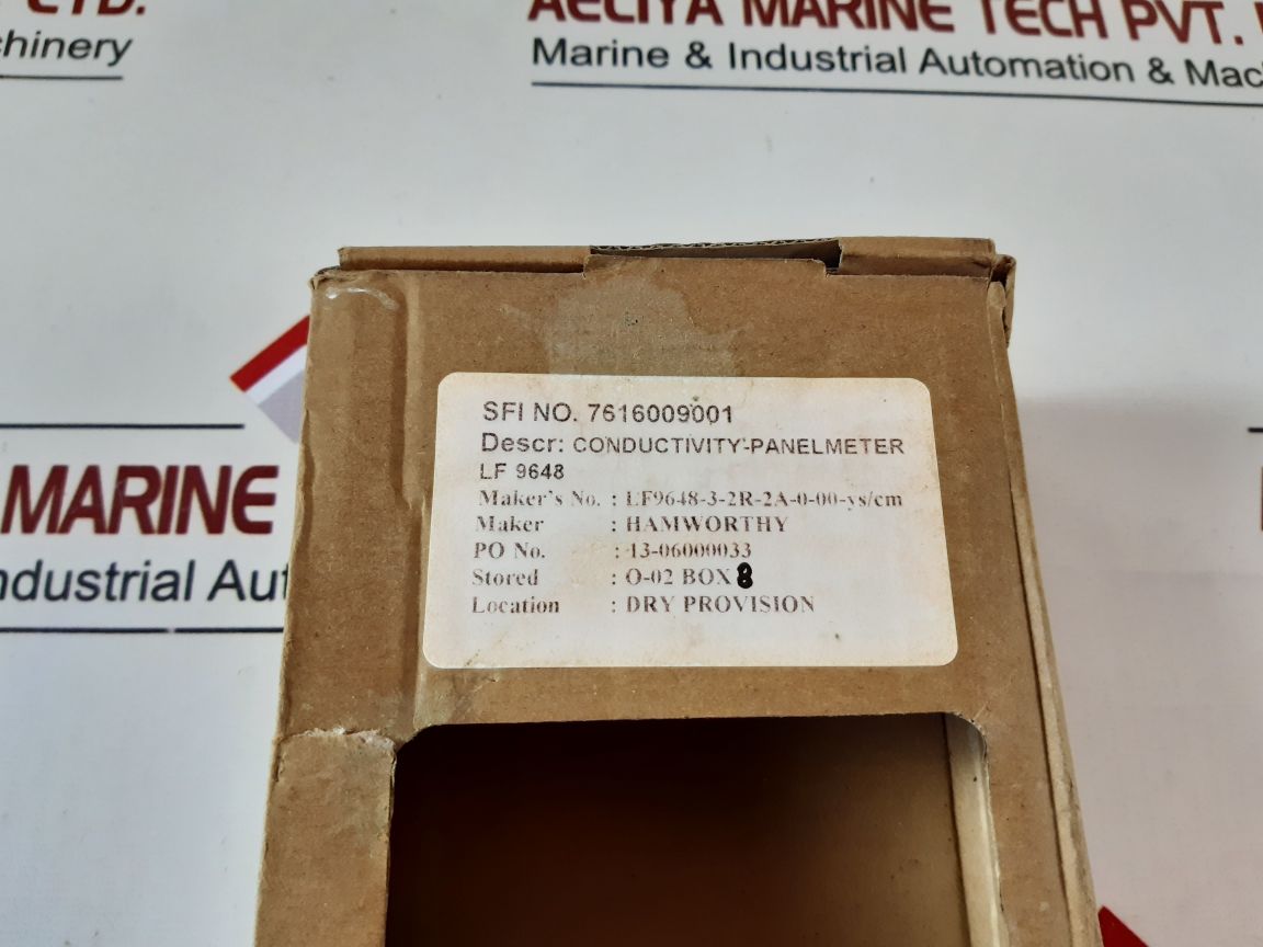 Wartsila Conductivity-panelmeter Lf 9648