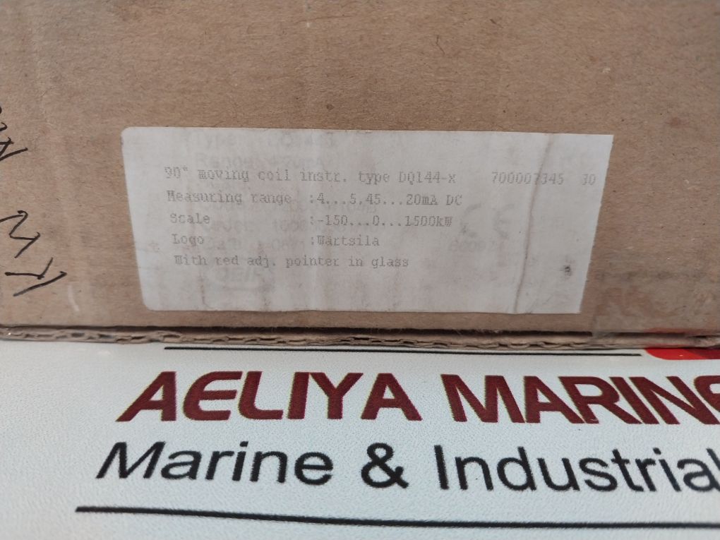 Wartsila Dq144-x Ke Meter 0 To 1500 Kw