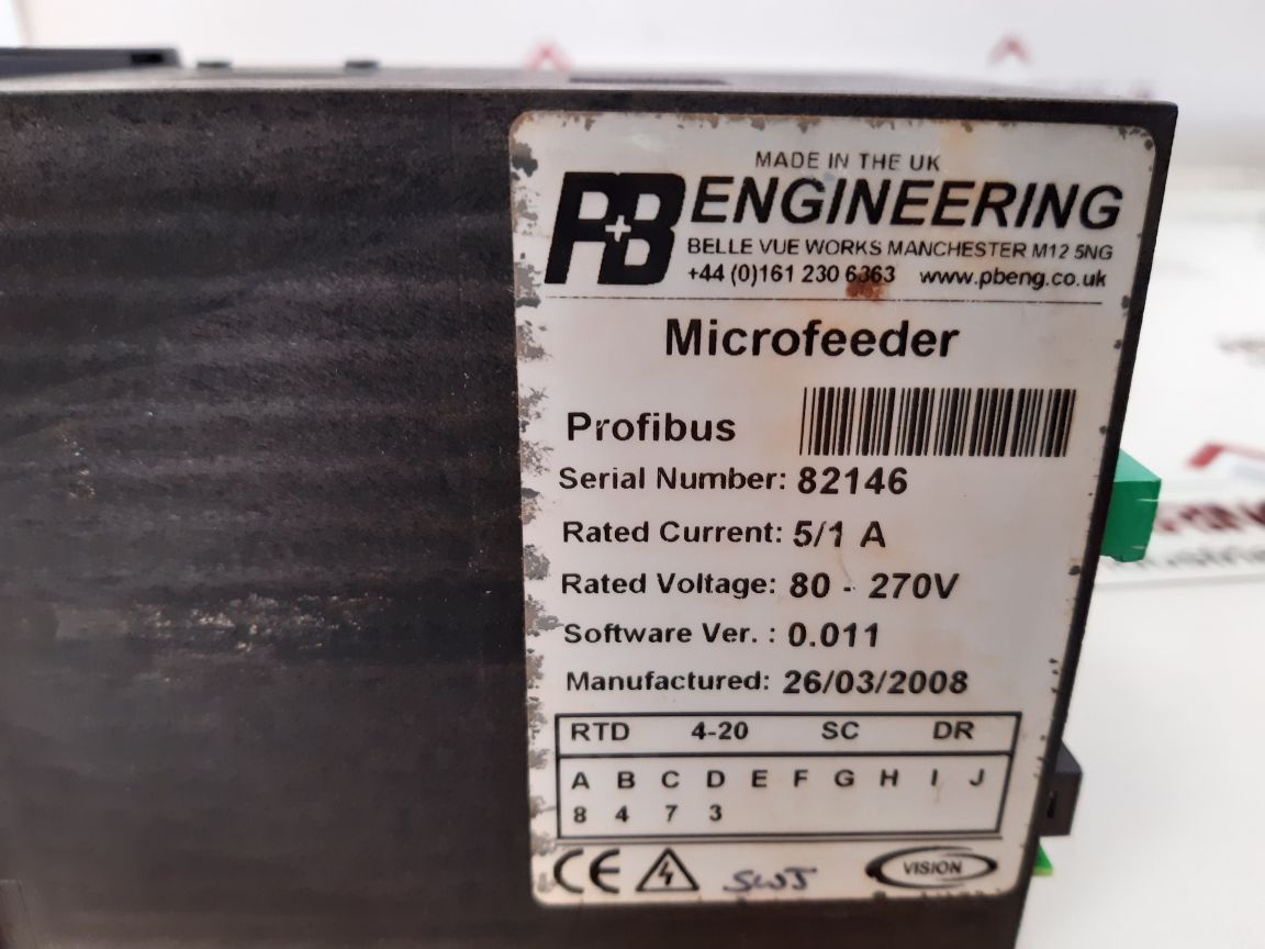 Wartsila/P+B Engineering Microfeeder Profibus