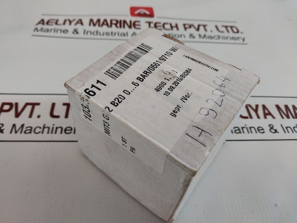 Wartsila Mit3G22B20 Gauge 0 To 6 Bar