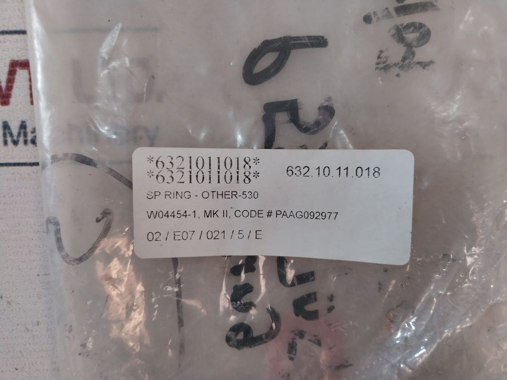 Wartsila Paag092977 Lip Seal Mkii/W04454_1