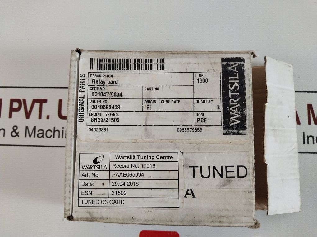 Wartsila Ppl 81813 C3/C5 Relay Card 2223B001300