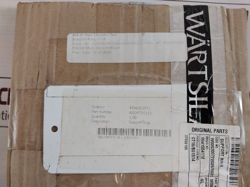 Wartsila Support Ring W004700312